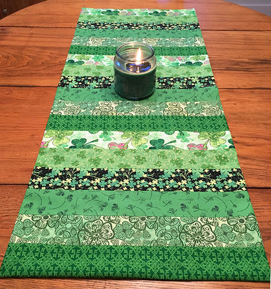 shamrock-table-runner by Creative Little Mouse