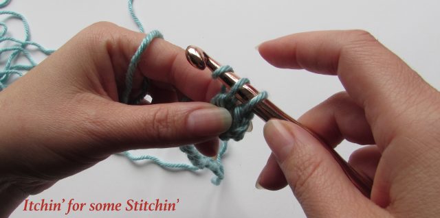 How to Double Crochet_Step 8. http://www.itchinforsomestitchin.com
