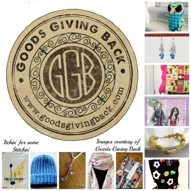 Goods Giving Back. Shop Handmade! Featured by Itchin' for some Stitchin'