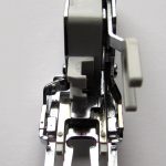 Interchangeable Dual Feed Presser Foot. http://www.itchinforsomestitchin.com