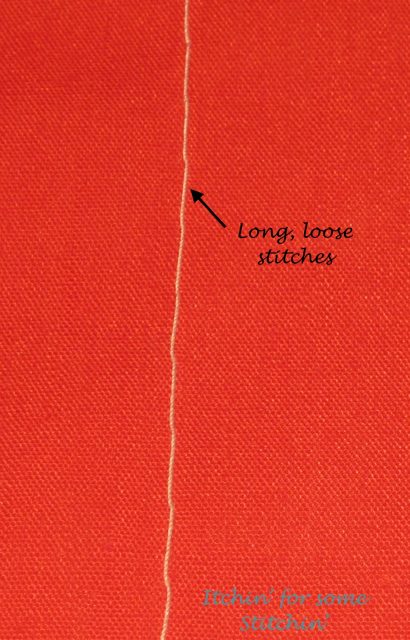 Basting Stitch. http://www.itchinforsomestitchin.com