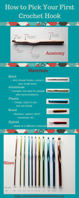 Types of Crochet Hook Materials, Crochet