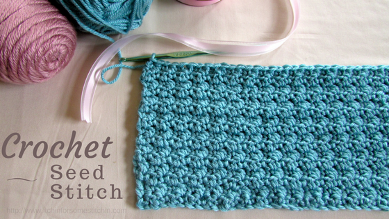 How to Crochet the Seed Stitch. http://www.itchinforsomestitchin.com