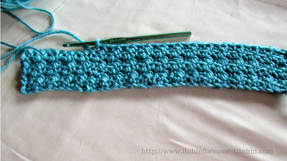 Seed Stitch Tutorial--Step 9--additional rows. http://www.itchinforsomestitchin.com