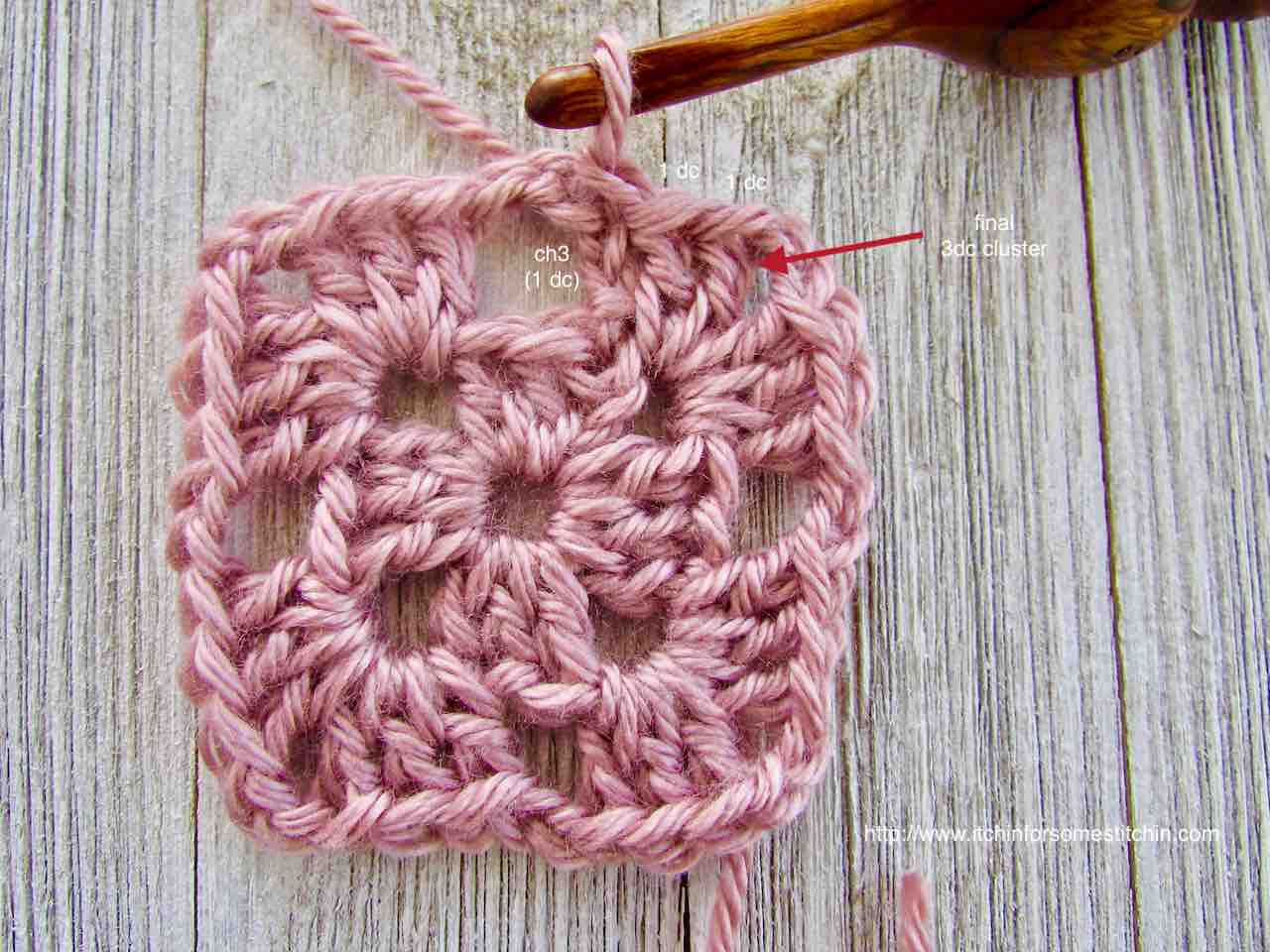 How to Crochet a Basic Granny Square by http://www.itchinforsomestitchin.com