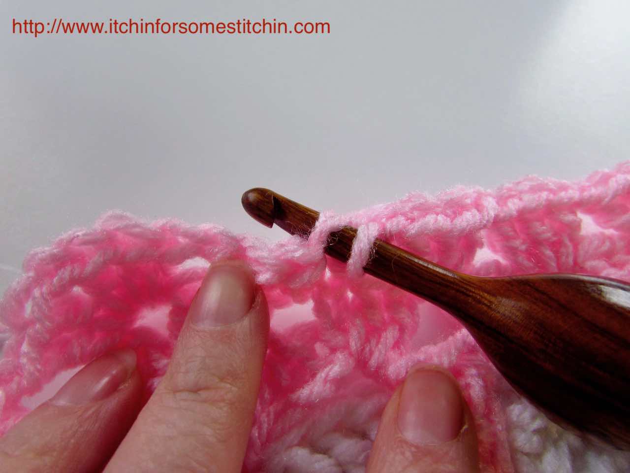 How to crochet a Granny Heart Square tutorial by http://www.itchinforsomestitchin.com