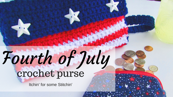  Crochet Fourth of July Purse Pattern by http://www.itchinforsomestitchin.com