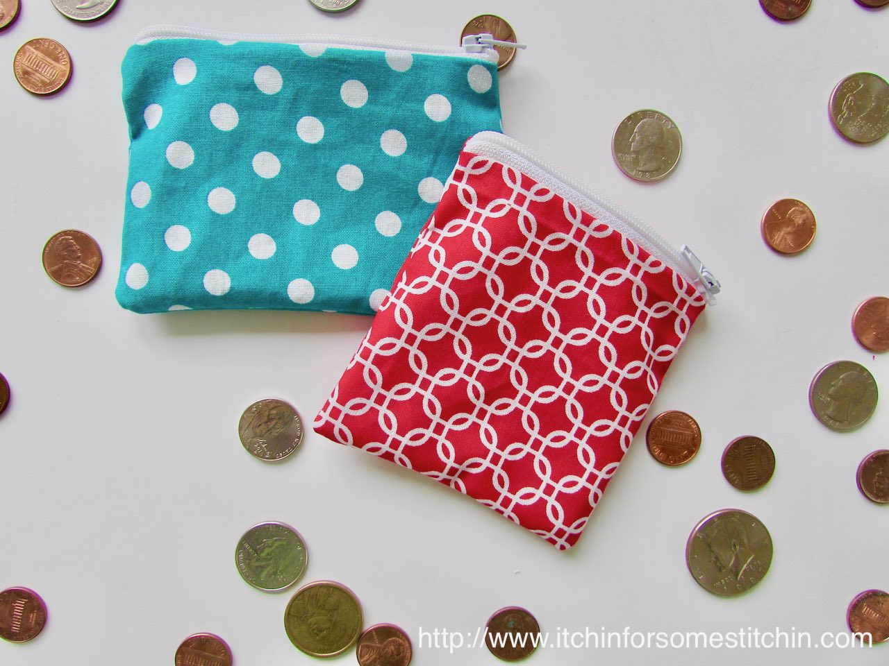 DIY] How to make a zipper coin purse 