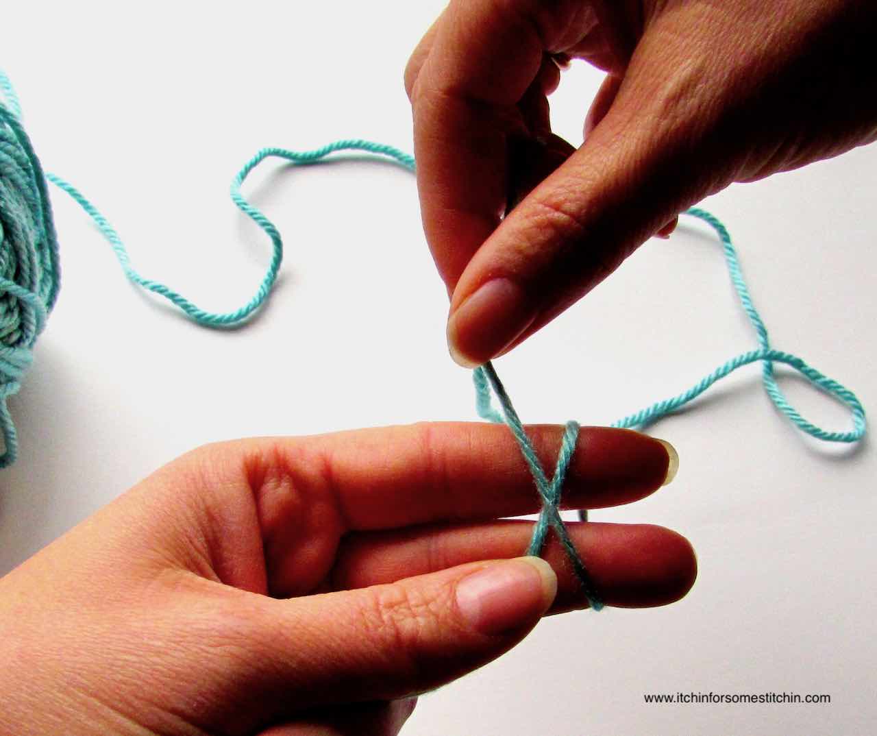 Crochet Beginner Series: How to Make a Slip-knot by www.itchinforsomestitchin.com