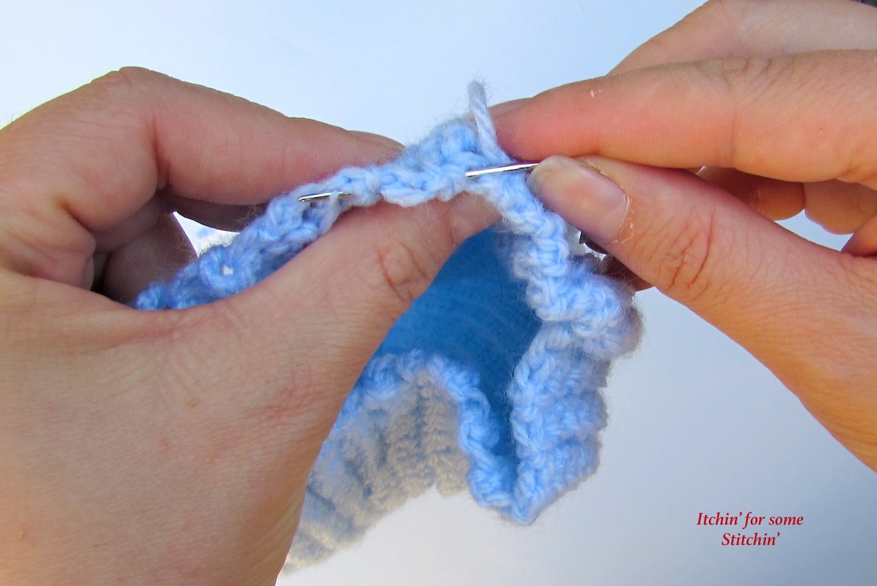 Crochet Ribbed Baby Beanie Pattern by www.itchinforsomestitchin.com