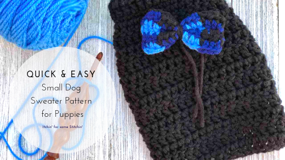 easy ribbed dog sweater crochet pattern