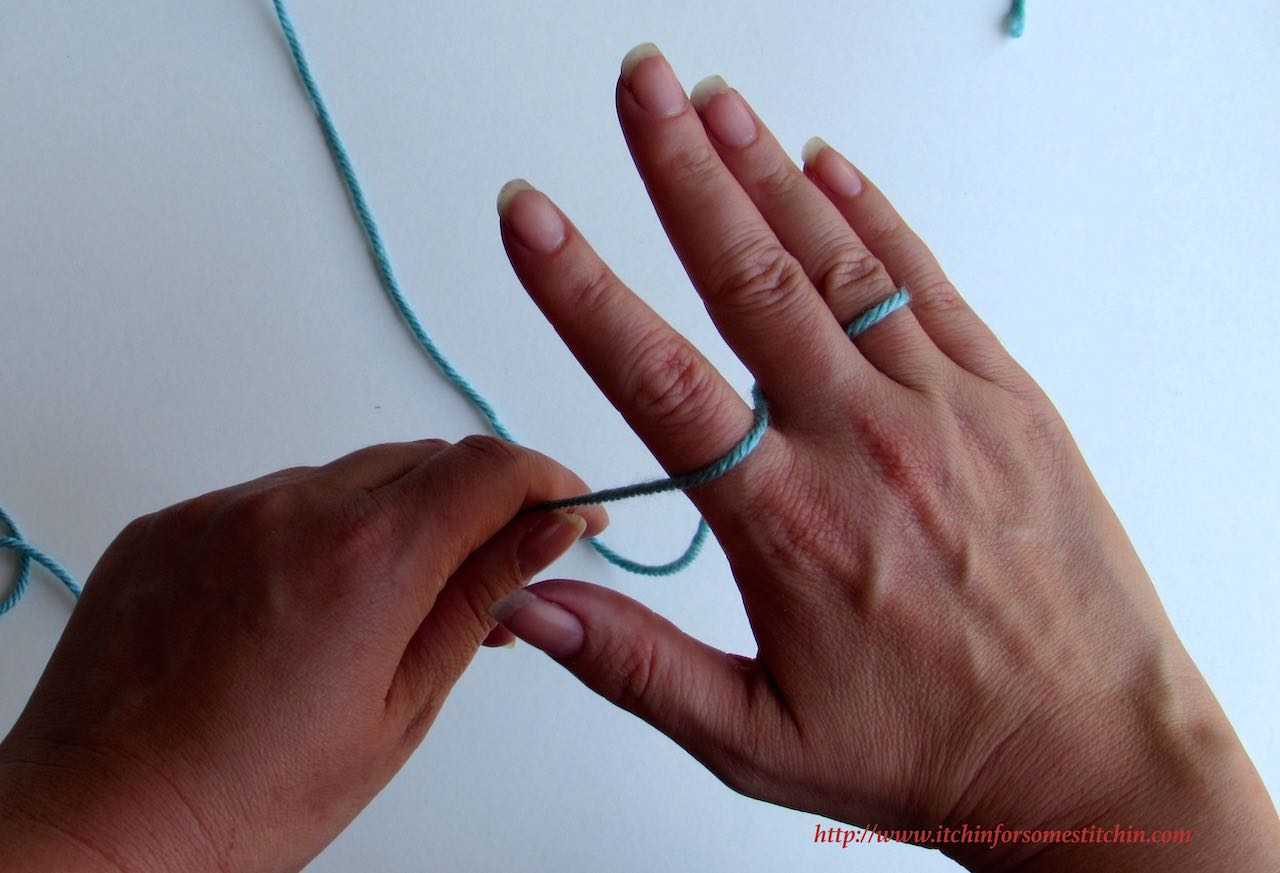 How to Hold the Yarn when Crocheting Itchin' for some Stitchin'